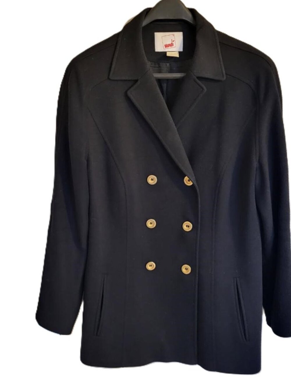 Vintage Mondi Wool Jacket, Double Breasted